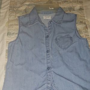 Girl's denim shirt size 10/12